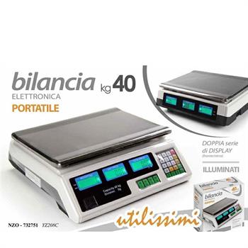 BILANCIA 40 KG DISPLAY LCD