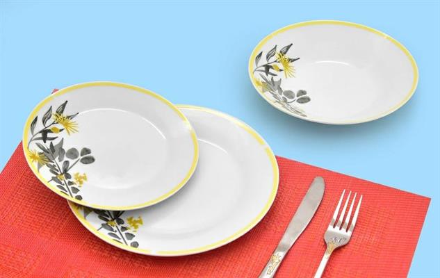 PIATTO LIDO SERVIZIO 18 PZ DECORO VENOSTA