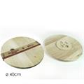 PIATTO GIREVOLE TONDO 40 CM IN LEGNO