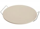 PIETRA CUOCIPIZZA 33CM IN CERAMICA CON SUPPORTO
