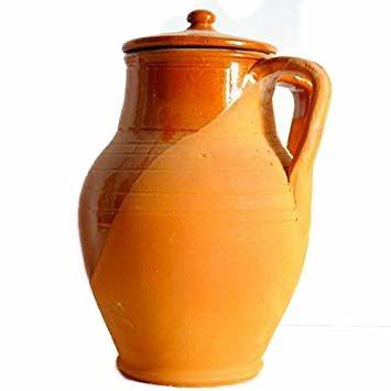 PIGNATA RUSTICA CRISTALLINA C/COPERCHIO CM15 - Terracotta - Bottiglieri  Casalinghi