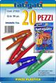PINZE PLASTICA 20PZ