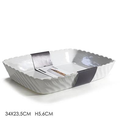 PIROFILA RETTANGOLARE 34 X 24 CM SMERLATA GRANDE