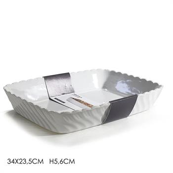 PIROFILA RETTANGOLARE 34 X 24 CM SMERLATA GRANDE