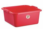 BAGNO QUADRO 34X34X14 COLORE ROSSO LAMPONE