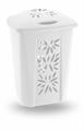 PORTABIANCHERIA GINGER 50LT 45X35XH65 COLORE BIANCO