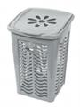 PORTABIANCHERIA VULCANO MARGHERITA FORATO 50LT SILVER
