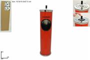 POSACENERE METALLO ROSSO H.57,5CM