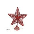 PUNTALE STELLA 25 CM ROSSO