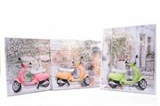 QUADRO IN CANVAS VESPA GRANDE 50X60X2,5CM DECORI ASS.