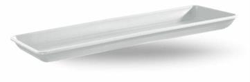 SOTTOVASO RETT. NAXOS 50CM COL. BIANCO
