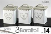 BARATTOLO TRIS CUORE 11X11X14CM