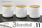 BARATTOLO TRIS CUORE 11X11CM