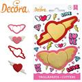 STAMPO TAGLIAPASTA PLASTICA LOVE SET 2 PZ