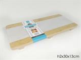TAGLIERE MARMO/BAMBOO RETTANGOLARE 30X13XH2CM