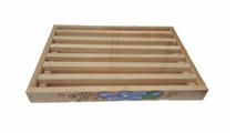 TAGLIAPANE IN LEGNO CON GRIGLIA DECORATO 20X35CM
