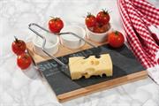 TAGLIERE FORMAGGIO CON 3CIOTOLE 25X25CM