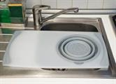TAGLIERE CON SCOLAVERDURE LAVELLO 50X29XH10CM