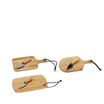 TAGLIERE FORMAGGIO CON COLTELLO 20 X 11 CM