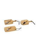 TAGLIERE FORMAGGIO CON COLTELLO 20 X 11 CM