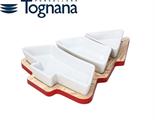 TAGLIERE ALBERO 27,5 CM CON 3 CIOTOLE CERAMICA