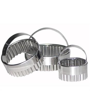 TAGLIAPASTA FESTONATI ACCIAIO INOSSIDABILE 5/7/8 CM