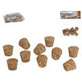 TAPPO IN SUGHERO 2 X 2 X 2 CM CONF. 10 PZ