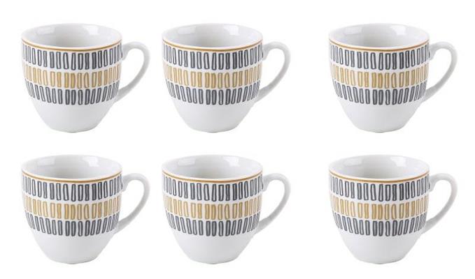 TAZZA CAFFE' SENZA PIATTINO CONF. 6 PZ BRA' CREMA