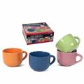 TAZZA DA COLAZIONE D.11CM COLORI ASS.