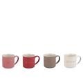 TAZZA COLAZIONE POETRY 9 X H8,5 CM 4 COLORI ASS