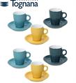 TAZZA CAFFE' CON PIATTINO CONF. 6 PZ RELIEF MAYA