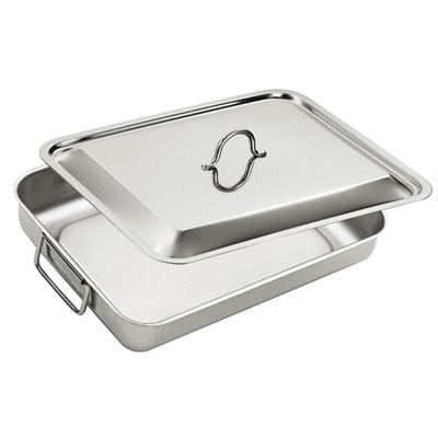 TEGLIA RETTANGOLARE C/COPERCHIO 40X32CM EATITALY