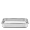 TEGLIA RETTANGOLARE INOX CM.40 ANTI ADERENTE STEEL PAN