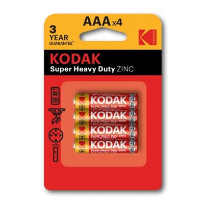 BATTERIA KODAK MINI STILO ZINCO CARBONE 1,5V 4PZ