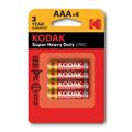 BATTERIA KODAK MINI STILO ZINCO CARBONE 1,5V 4PZ