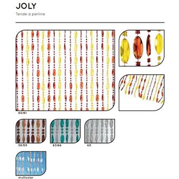 TENDA JOLI 100X220 CM 60/61 FILI 76 COLORE ORO/COCA