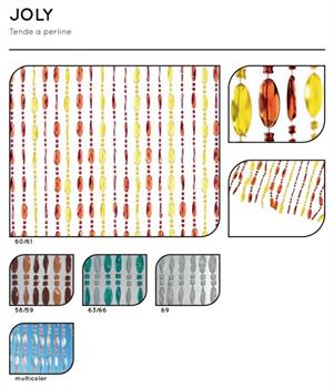 TENDA JOLI CM.120X225  69 FILI 92 COL. CRISTALLO REDS