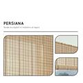 TENDA PERSIANA 120X250 CM NATURALE