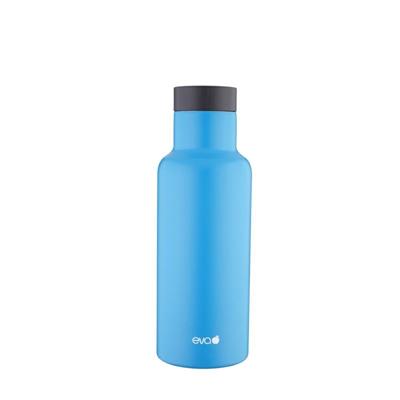 THERMOS ISOLANTE BLU OPACO CON TAPPO AUTOMATICO 450 ML