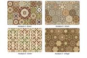 TOVAGLIETTA PLACEMATS 31X45CM AZULEJOS BROWN