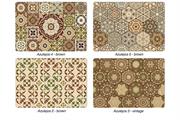 TOVAGLIETTA PLACEMATS 31X45CM AZULEJOS BROWN