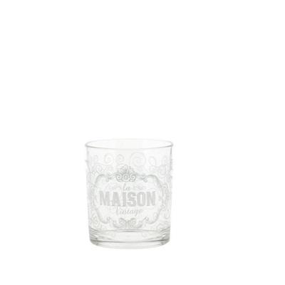 BICCHIERE ACQUA 220 CC CONF. 6 PZ DECORO LA MAISON VINTAGE