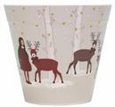 VASO FIORI XMAS SHABBY 15XH13,5CM