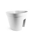 VASO MONACO 30 X 30 X H24 CM COLORE BIANCO