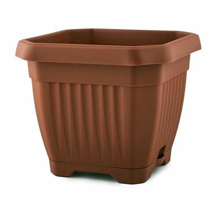 VASO OCTAGON 12X12CM COLORE TERRACOTTA