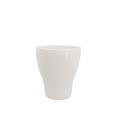 VASO SAGOMATO BIANCO LUCIDO D. 14 X H16 CM