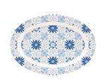 VASSOIO MELAMINA BORDO ONDULATO 36 CM DECORO VIETRI