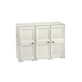 ARMADIO 3 ANTE 2 MODULI COLORE ANGORA 118X43XH85,5CM