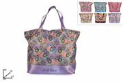 BORSA MARE FIORI 6 COLORI ASS.