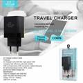 CARICABATTERIA DA VIAGGIO 2USB 2,1A COLORE NERO